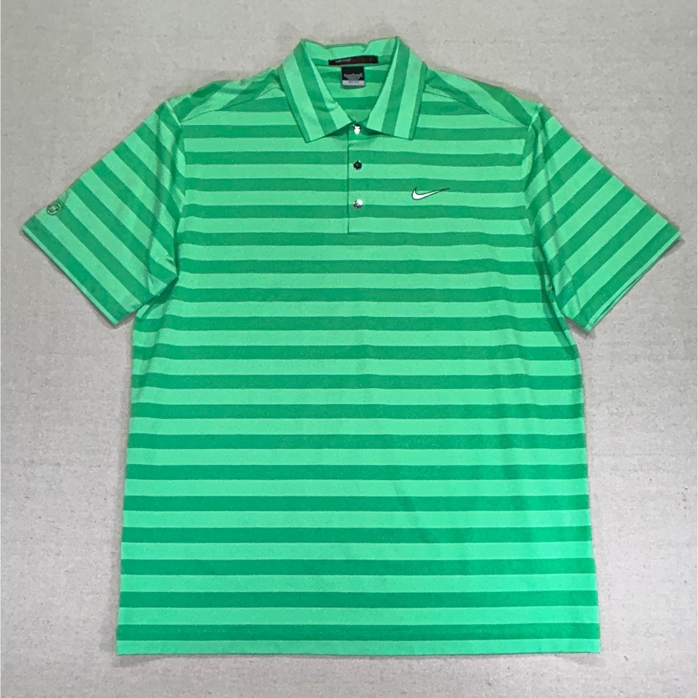 Tiger Woods Collection Men's Large Golf Polo‎ Dri-Fit Shirt Pullover